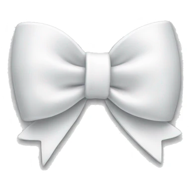 a white bow with “GA” written on it sticker