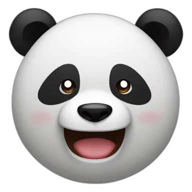 Burst into tear panda sticker