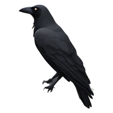 Crow-in-cementery sticker