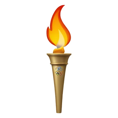 olympic flame sticker