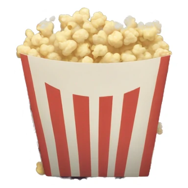 Film clip with popcorn  sticker