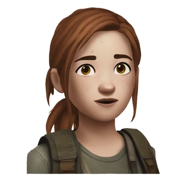 Ellie the last of us sticker