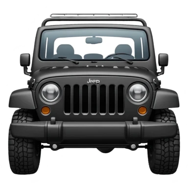 Jeep grill just headlights and grille slots sticker
