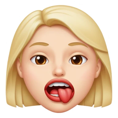 Persona mordiéndose el labio sticker