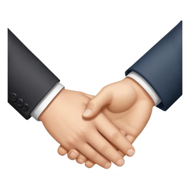 business handshake sticker
