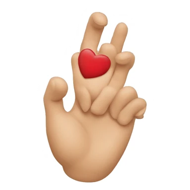 Coeur avec les doigts  sticker