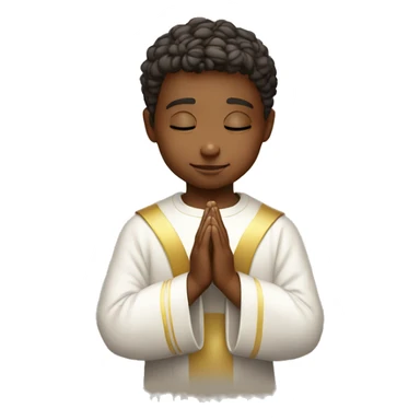 The Young europa Priest in prayer sticker