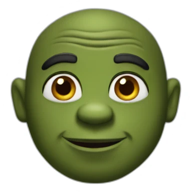 black-shrek sticker
