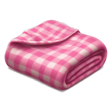 pink flannel folded blanket  sticker