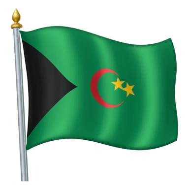 علم ليبيا سمايل الاخظر sticker