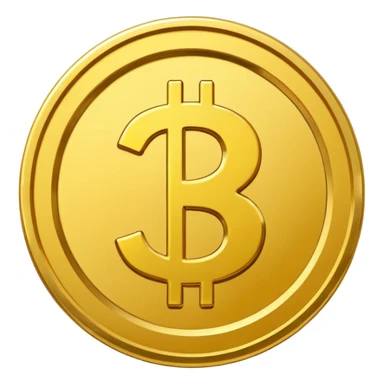 Gold coin with dollar sign emoji sticker