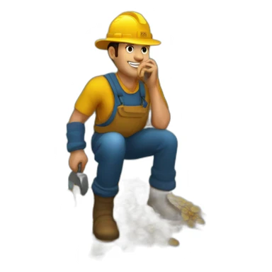 gold mining on the blue river bank sticker