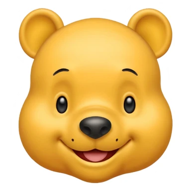 make a cute winee the pooh emoji sticker