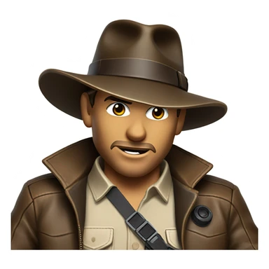 Indiana Jones playing video games sticker