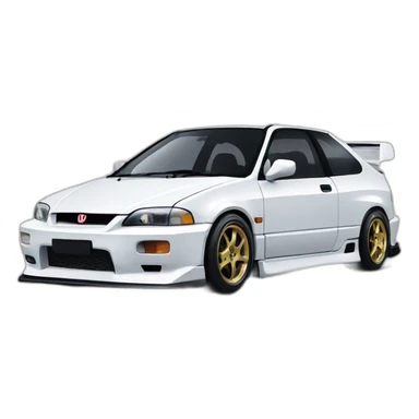 front honda civic ek9 sticker