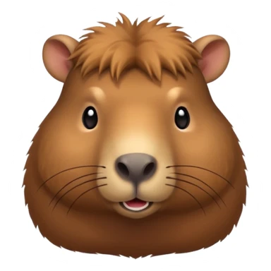 Capibara con cachos sticker