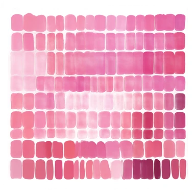 Pink paint palette  sticker