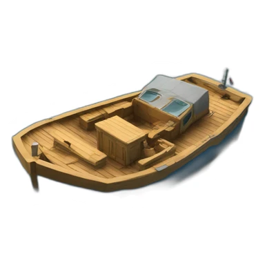 un bateau sur un ocean de lave* sticker