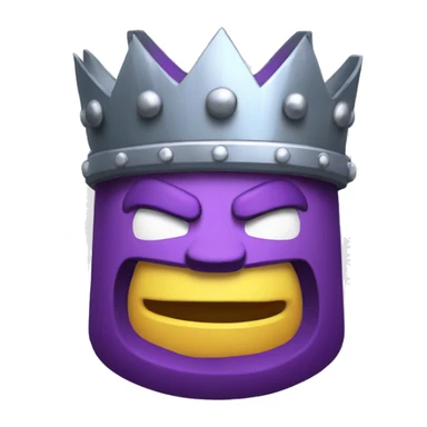 King of clash royal laught sticker