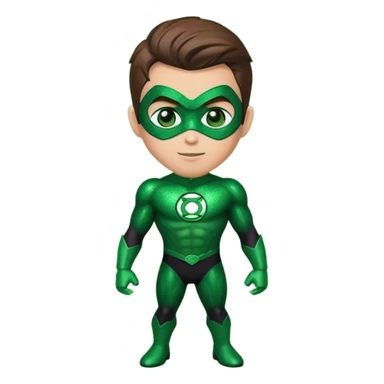 Green Lantern with Sequin Outfit sticker