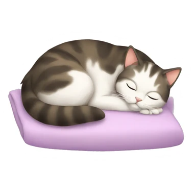 Cat sleep sticker