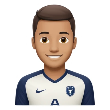 man in Tottenham hotspurs kit sticker
