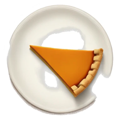 Pumpkin pie slice sticker