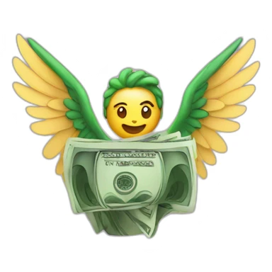cash-with-wings sticker