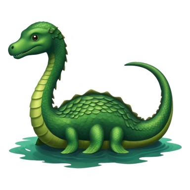 Loch Ness monster sticker