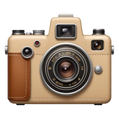 Appareil photo beige  sticker