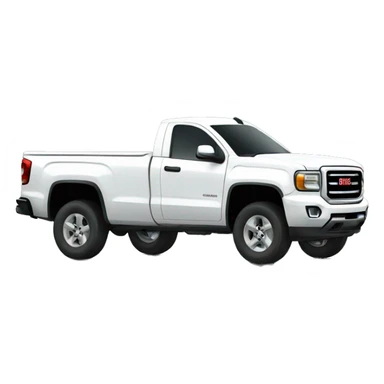 Driving a white gmc truck sticker