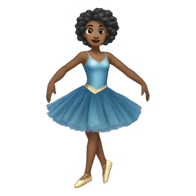 Lobo vestido de bailarina sticker