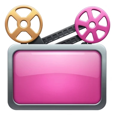 cinema pink tools sticker