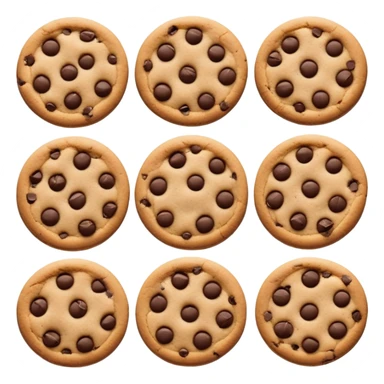 chocolate chip cookie sticker