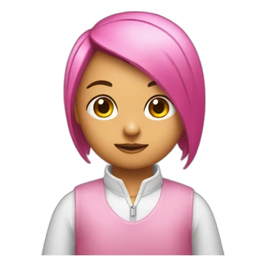 conejito rosado sticker