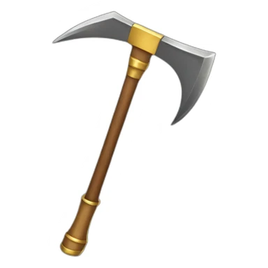 pickaxe gold sticker