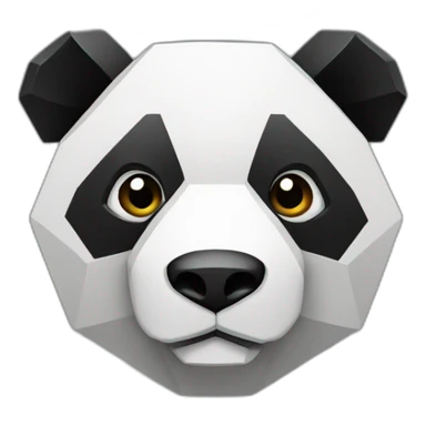 Polygon Panda sticker