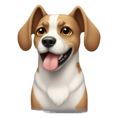 Perro con orejas  sticker