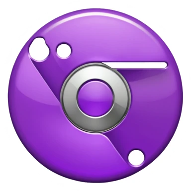 purple googlr chrome icon sticker