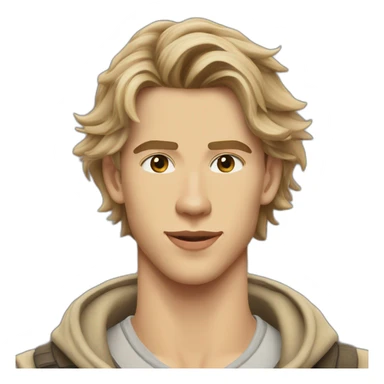 Austin Butler handsome actor dune sticker