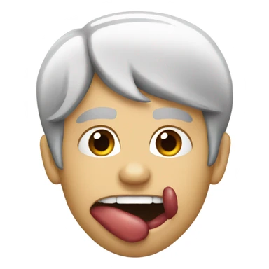 Person Bitting there lip  sticker