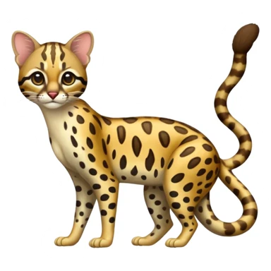 Margay, full body sticker