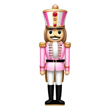 Light pink nutcracker sticker