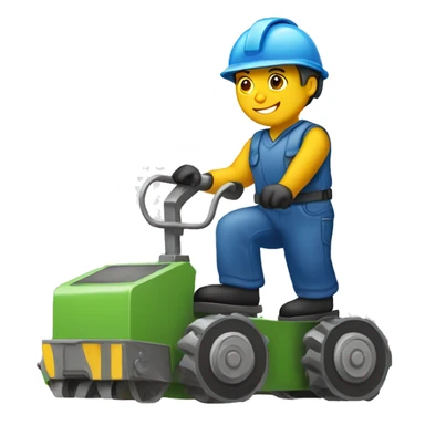 Máquina retroescaladora   sticker