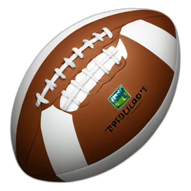 rugby ballon sticker