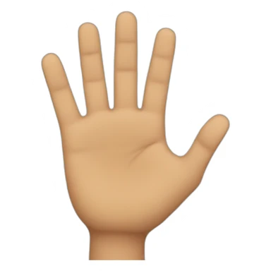 4 finger salute sticker
