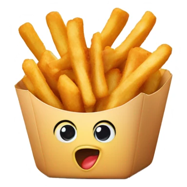 Chicken nuggets and fries sticker