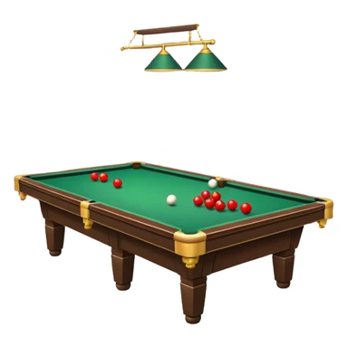 Snooker table sticker