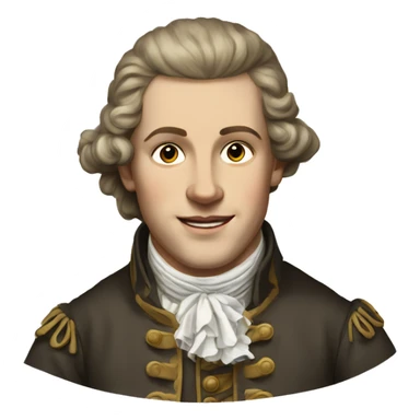 18th century Swiss young man sticker