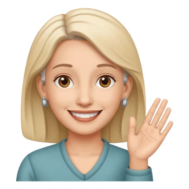 Deaf Woman Emoji sticker